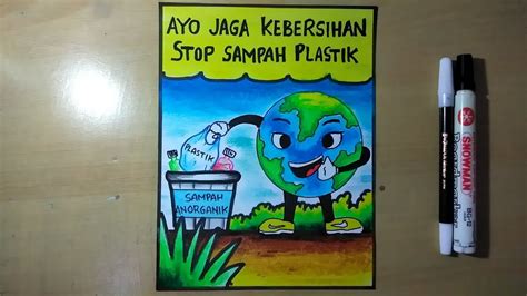Poster menjaga kebersihan lingkungan, poster tentang kebersihan lingkungan #membuatposter #menggambarposter #posterlingkungan. Membuat poster tema kebersihan lingkungan - YouTube