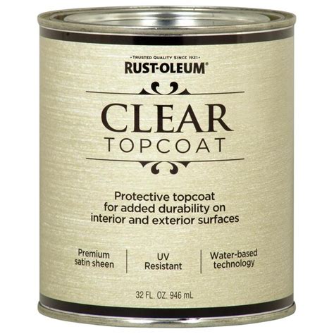 Rust Oleum American Accents Clear Gloss Metallic Latex Interior Paint