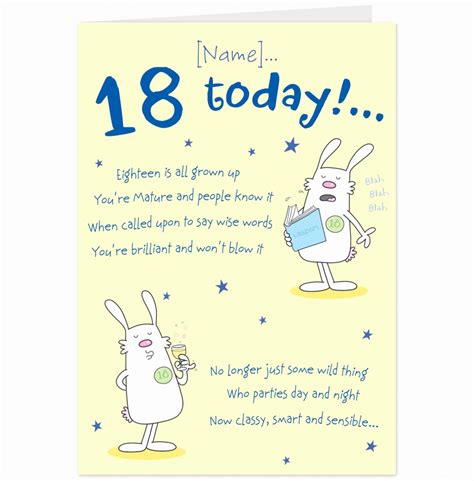 18th Birthday Card Printable Free Printable Word Searches
