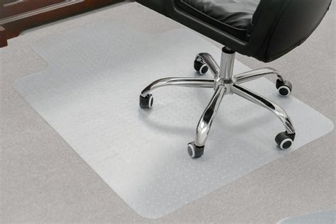 48x36 Inches Home Office Pvc Clear Chair Mat For Carpet Floor