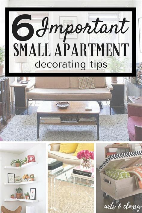 6 Important Small Apartment Decorating Tips Apartment Decor Small