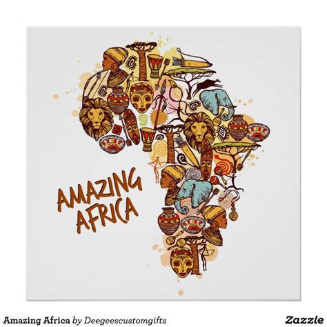 Amazing Africa Poster In 2021 Africa Art Design African
