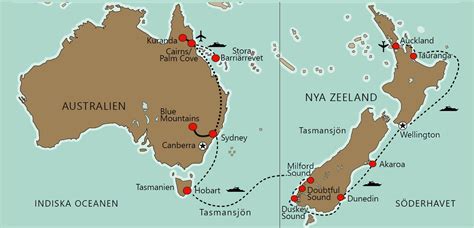 New zealand) är en östat i sydvästra stilla havet som består av två huvudsakliga landmassor (nordön och sydön) och ett flertal mindre öar. Kryssning Australien och Nya Zeeland med svensk guide I ...