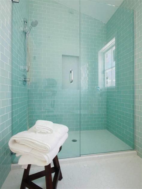 Durable, waterproof and resistant to mold, germs and bacteria, glazed tile, like ceramic and porcelain. 40 blue glass bathroom tile ideas and pictures 2020