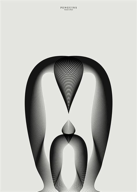 Less Is More I Create Illustrations By Repeating Two Identical Lines