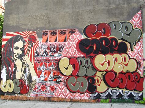 Cope2 Et Shepard Fairey Obey Graffiti 2011
