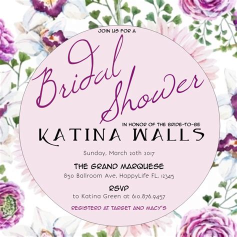 Copy Of Bridal Shower Postermywall