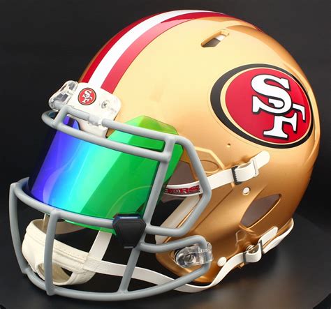 Custom San Francisco 49ers Full Size Nfl Riddell Speed Football