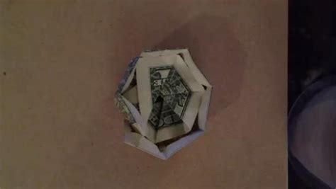 How To Fold Dollarany Bill Into A Box W Lid Origami Money Origami