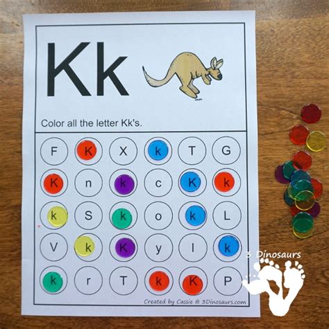 Abc Letter Find Printable For The Whole Alphabet Free 3 Dinosaurs