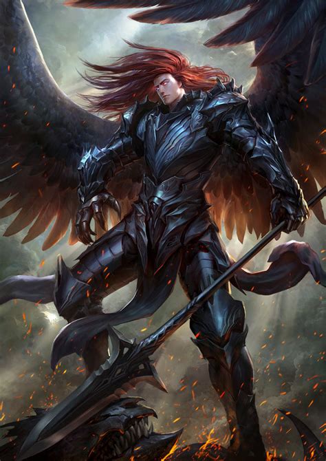 Fallen Angel Angel Art Character Art Fantasy Character Design