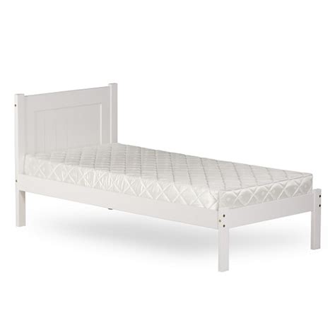 Colman Wooden Single Bed In White Fif