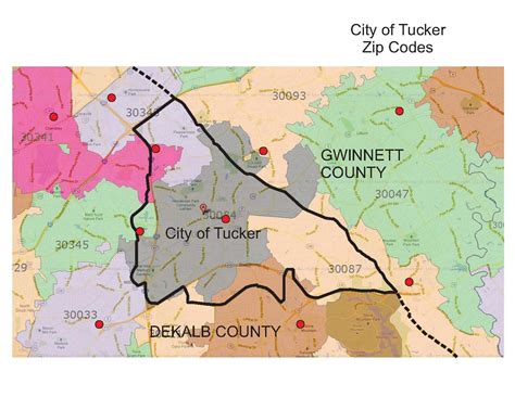 The City Of Tucker Initiative Maps