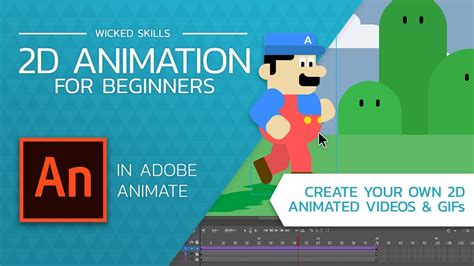 2d Animation For Beginners With Adobe Animate Web Graphics Social