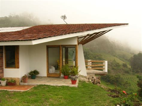 Teja De Barro Plana Casa Construida En Clima Frio