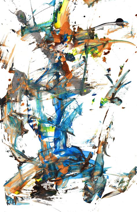 Modern Abstract Paintings Crazy Chaos Times 2 Contemporary