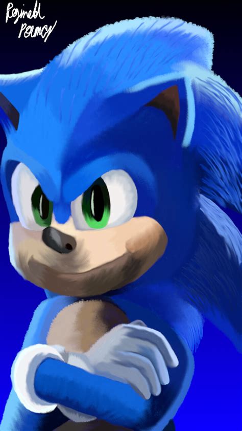 Artstation Sonic The Hedgehog Digital Art