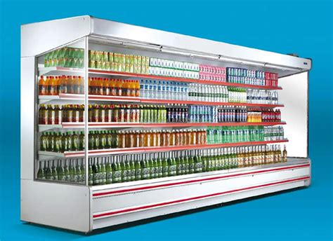 Hg 20f Vertical Supermarket Open Showcase Refrigerator Display Fridge