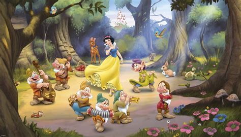 Snow White And The Seven Dwarfs Disney Wallpapers Wallpaper Cave