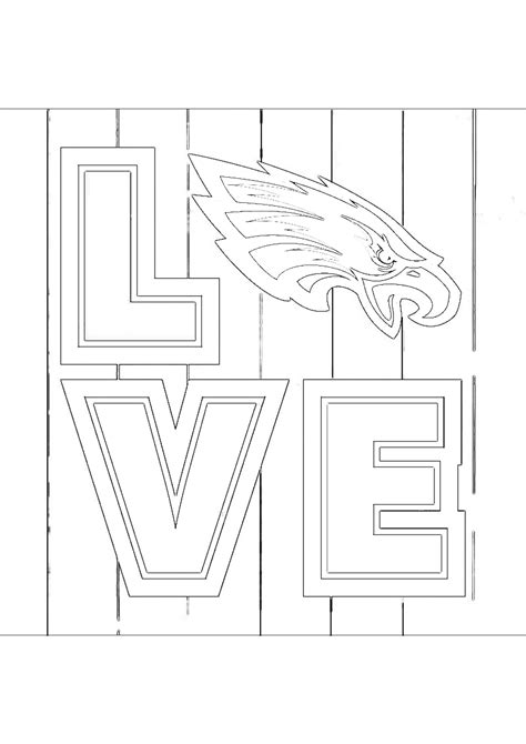 Philadelphia Eagles Coloring Pages Printable Coloring Pages Printable