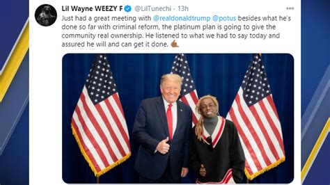 Lil Wayne Meets With Donald Trump Appears To Endorse Him For 2020
