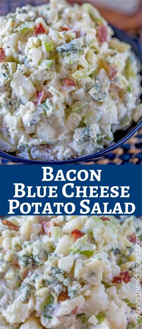 It's cosy and crunchy and crusty, ideal to serve alongside a large salad or cozy bowl of soup. Bacon Blue Cheese Potato Salad - Dinner, then Dessert | Potatoe salad recipe, Blue cheese ...