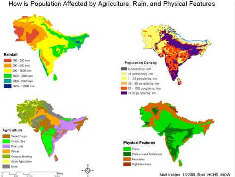 Population Density And Distribution South Asia Culture Region