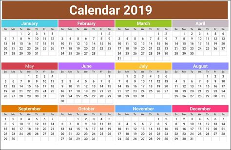 Free 12 Month Word Calendar Template 2021 2021 Calendar Free