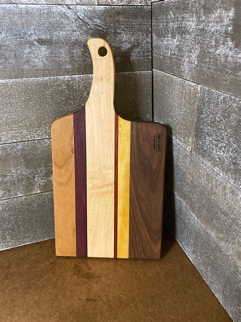 Cheese Board With Handle Wooden Cheese Board Wedding T For Couple