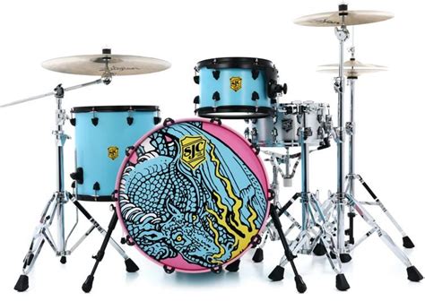 SJC Custom Drums Josh Dun Shy Away 3 Piece Shell Pack Sweetwater