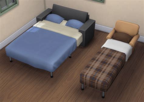 Build A Sofa Bed Metal Frames Brazenlotus Place Sims 4 Sofa Bed