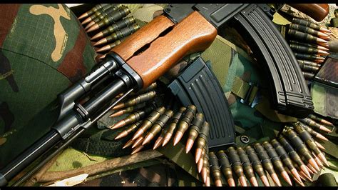 Akm Assault Rifle Hd Wallpaper Background Image 1920x1080 Id
