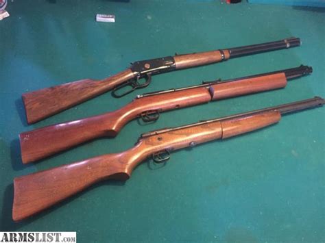 Armslist For Sale 3 Vintage Bb Pellet Guns Daisy Crosman Sheridan