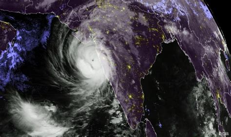 A Violent Category 4 Tropical Cyclone Tauktae Heads For A Destructive