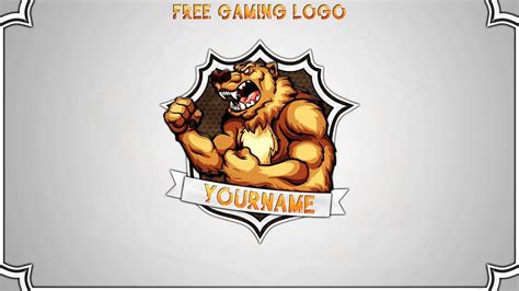 Free Gaming Clan Logo Template Photoshop Cs6 Psd Youtube