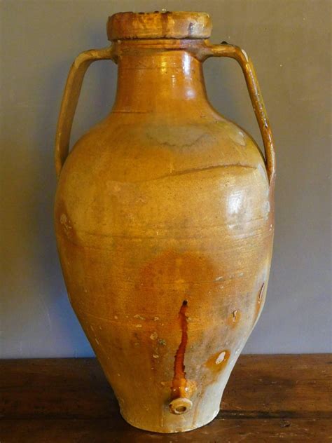 L'estornell smoked extra virgin olive oil. Large Terracotta Olive Oil Amphora with Spout and Handles ...