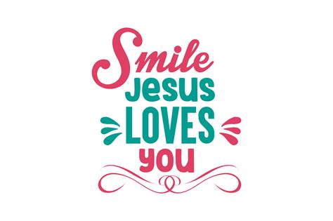 Smile Jesus Loves You Long Leg Dfg2