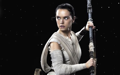 Daisy Ridley Rey Star Wars The Force Awakens Wallpapers Hd Wallpapers