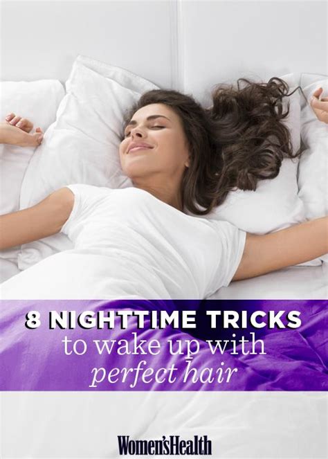8 Nighttime Tricks To Wake Up With Perfect Hair Overnight Hairstyles Perfect Hair Morning Hair