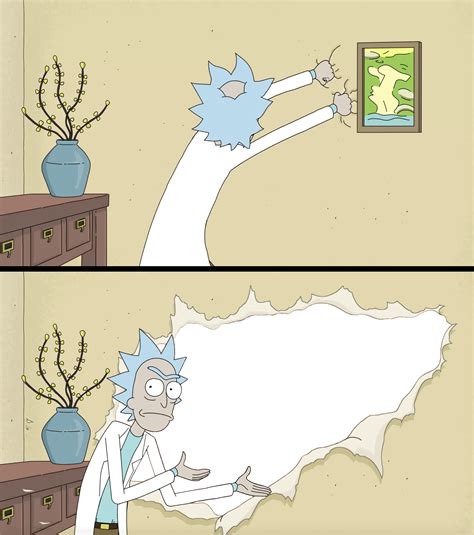 Rick And Morty Template No Background Clean Cut In Photoshop R