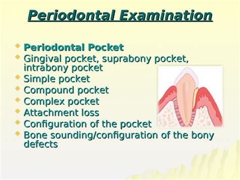 Periodontal Examination Ppt Powerpoint