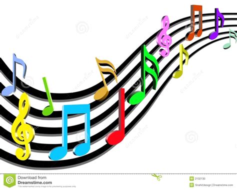 Colorful Music Notes Symbols Free Download On Clipartmag