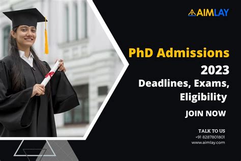 Phd Admission 2023 Doctor Of Philosophy Phd Degree Aimlay