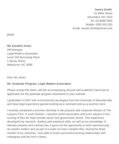 7 Legal Cover Letters Free Sample Example Format Download