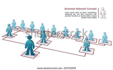 Multilevel Marketing Business Form Chart Stockillustratie 69593098