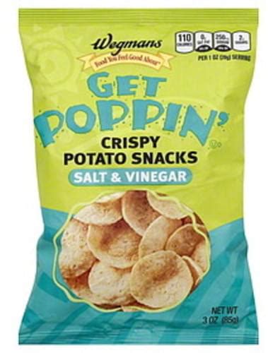 Wegmans Crispy Get Poppin Salt And Vinegar Potato Snacks 3 Oz