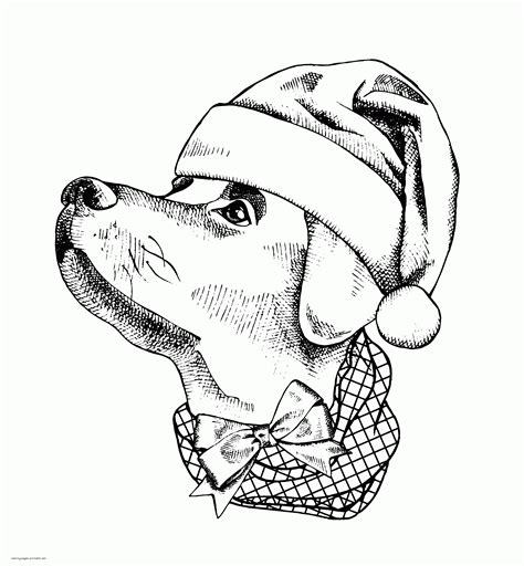 Real Dog Coloring Page For Adult Coloring Pages Printablecom