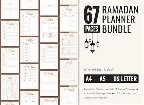 Paper Pages Weekly Plan Ramadan Daily Size A A B Monthly Plan Ramadan Planner