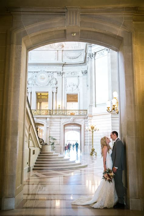 Beautiful San Francisco City Hall Elopement City Hall Wedding Photos