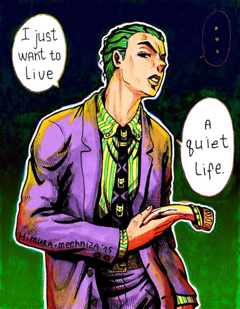 Kira Yoshikage Wants To Live A Quiet Life Colored By Himura Mechniza